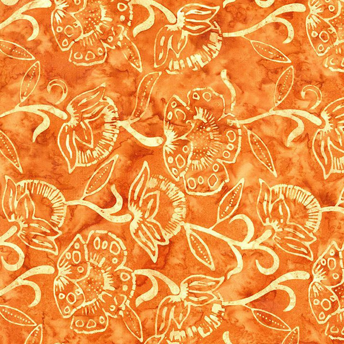 Timeless Treasures Fabrics Tonga Batiks Hayride Water Color Lotus